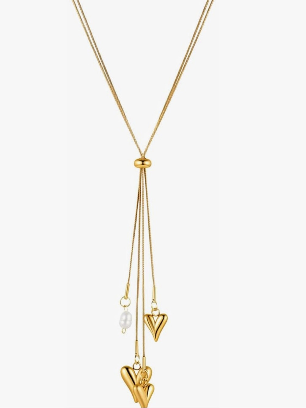 Unique Nordstrom Multi Heartacpearl Dangle lariat necklace